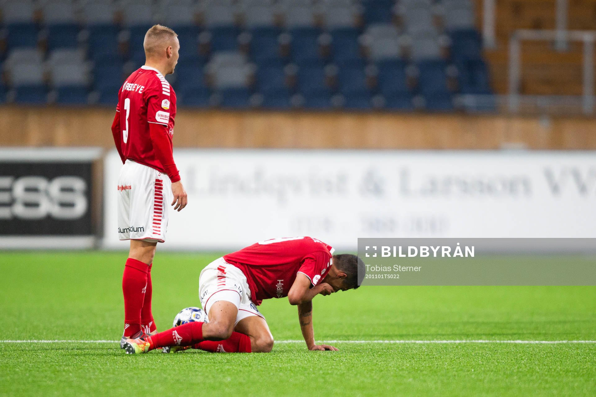 Kalmars Romario Pereira Sipiao har ont