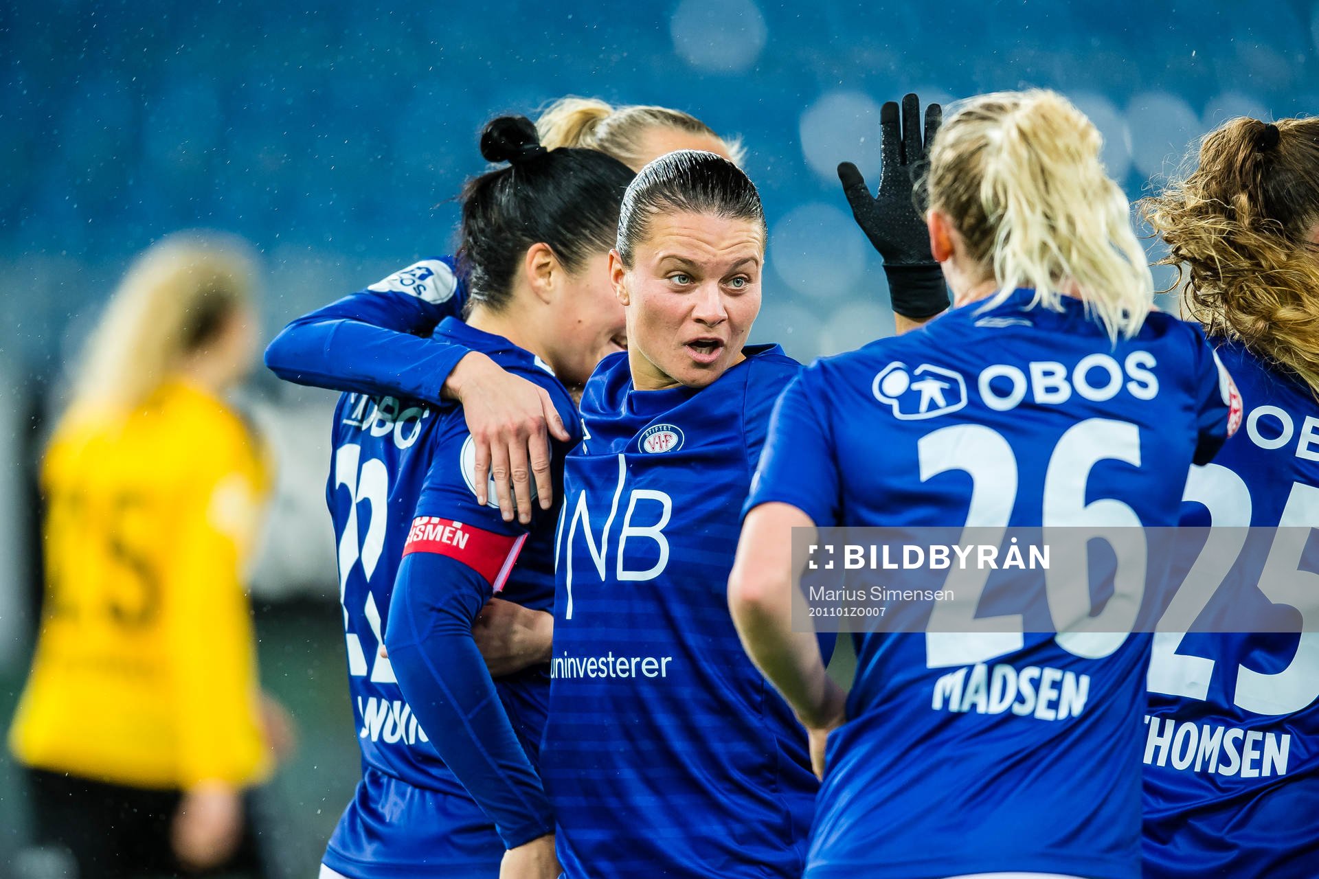 Sherida Spitse of Vålerenga celebrates