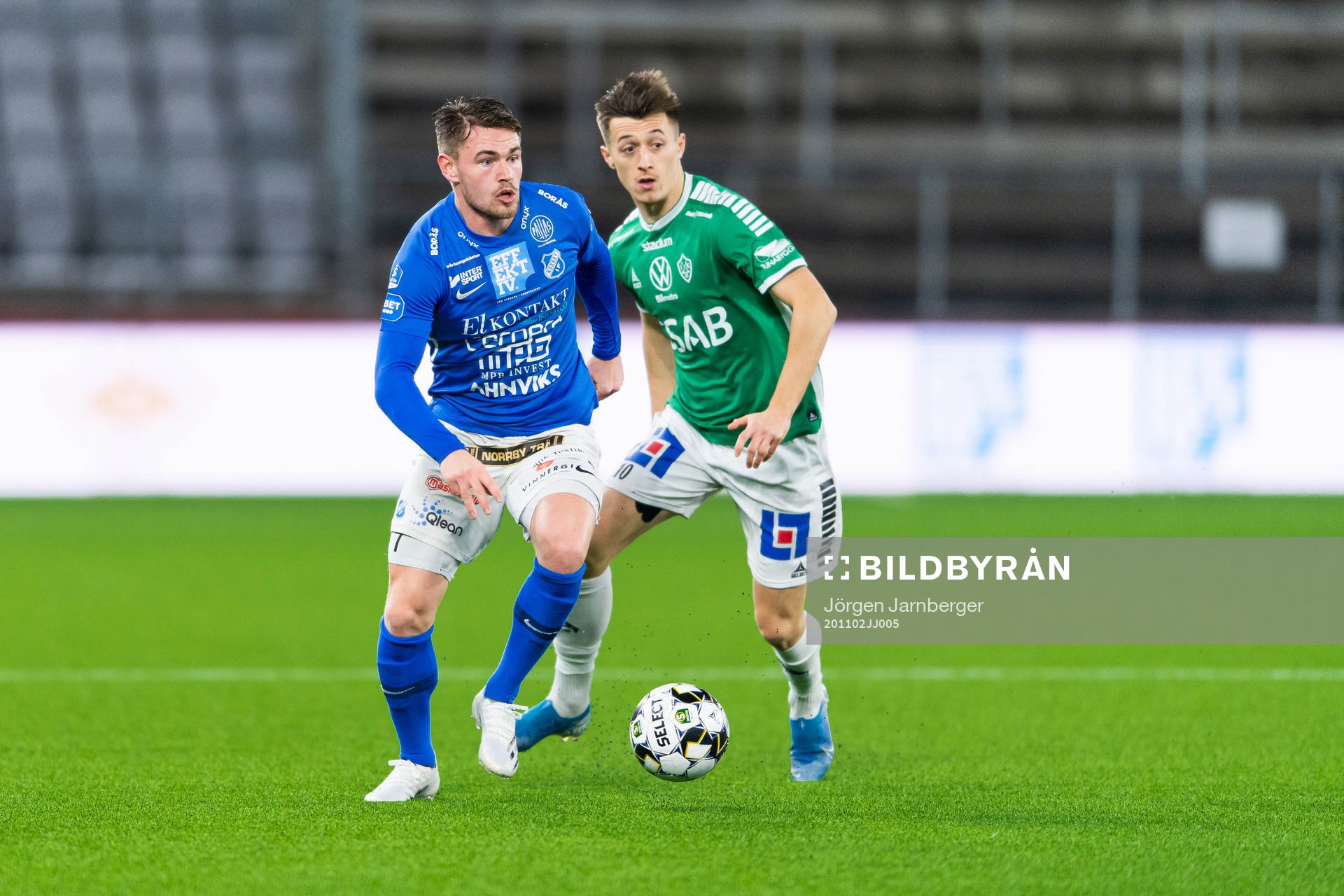 Norrbys Rasmus Örqvist och Brages Leonard Pllana