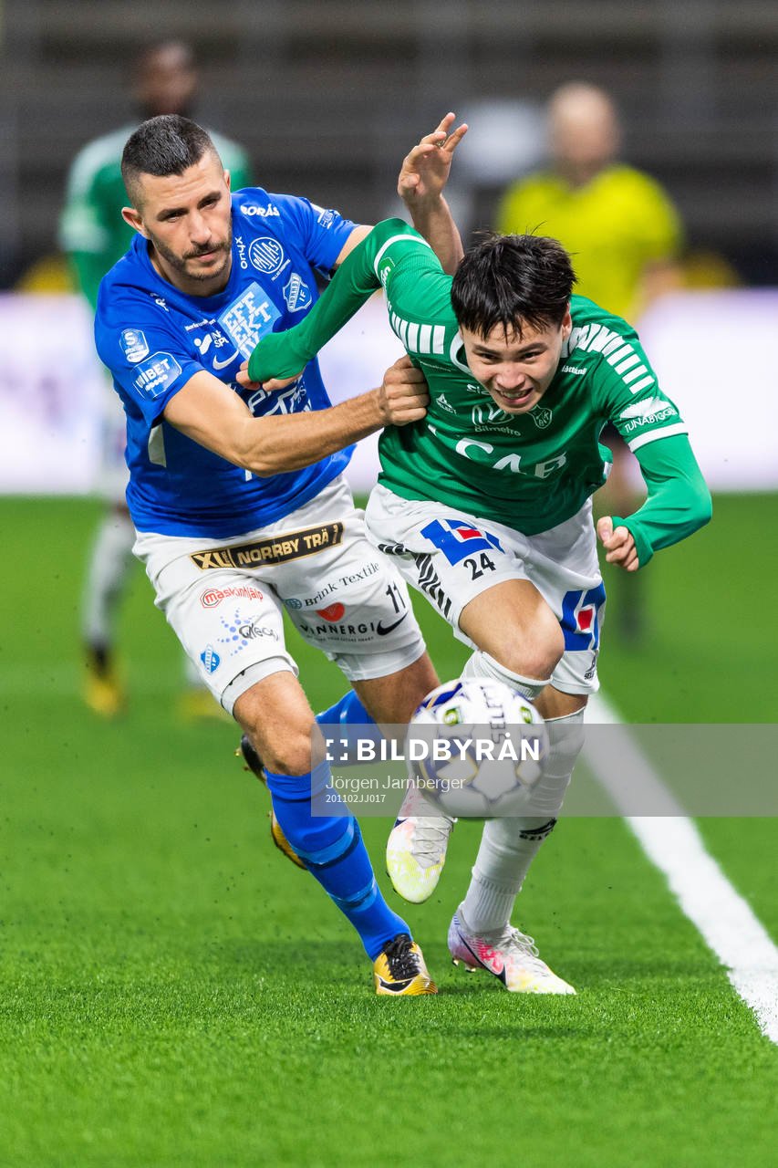 Norrbys Alen Krasnici och Brages Noa Williams