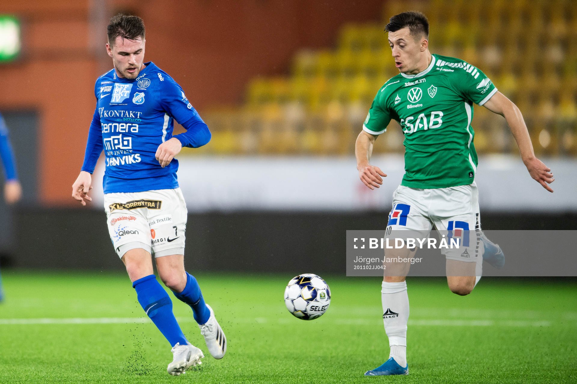 Norrbys Rasmus Örqvist och Brages Leonard Pllana