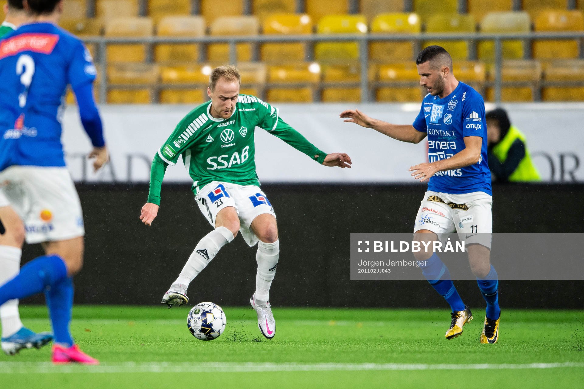 Brages Oscar Lundin och Norrbys Alen Krasnici