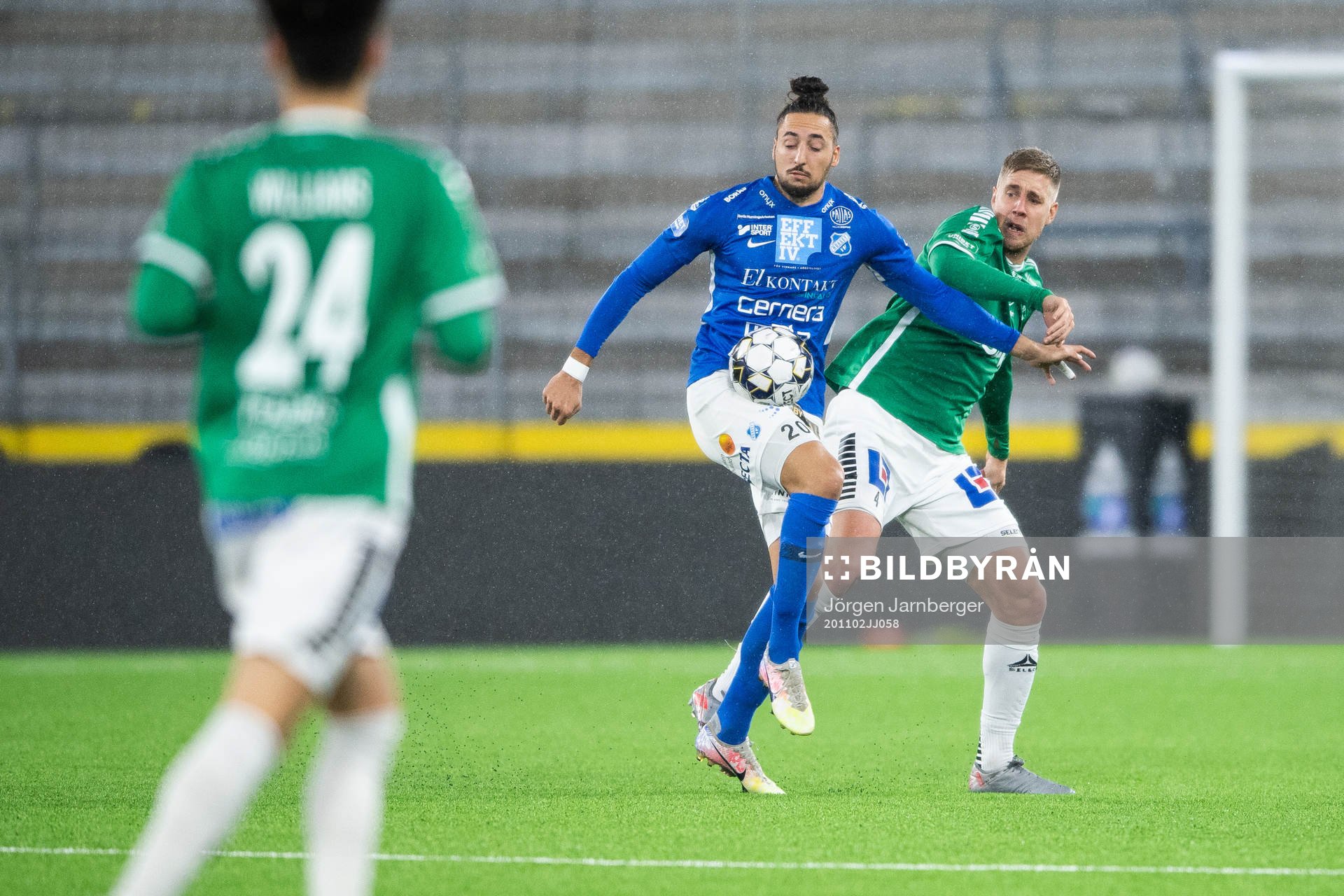 Norrbys Dijan Vukojevic och Brages Mattias Liljestrand