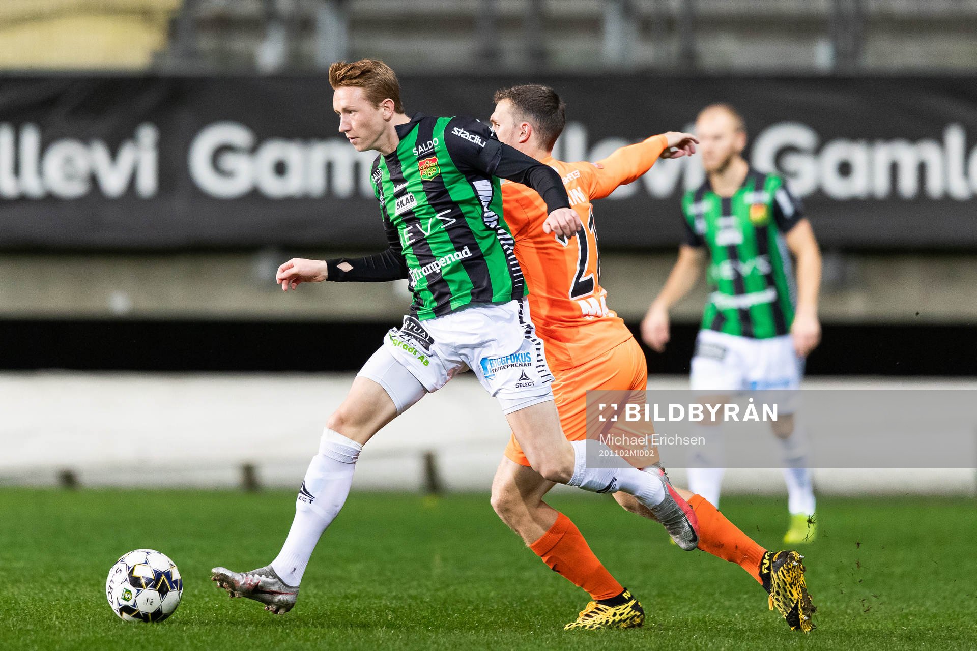GAIS Julius Lindberg och AFC Eskilstunas Jesper Manns