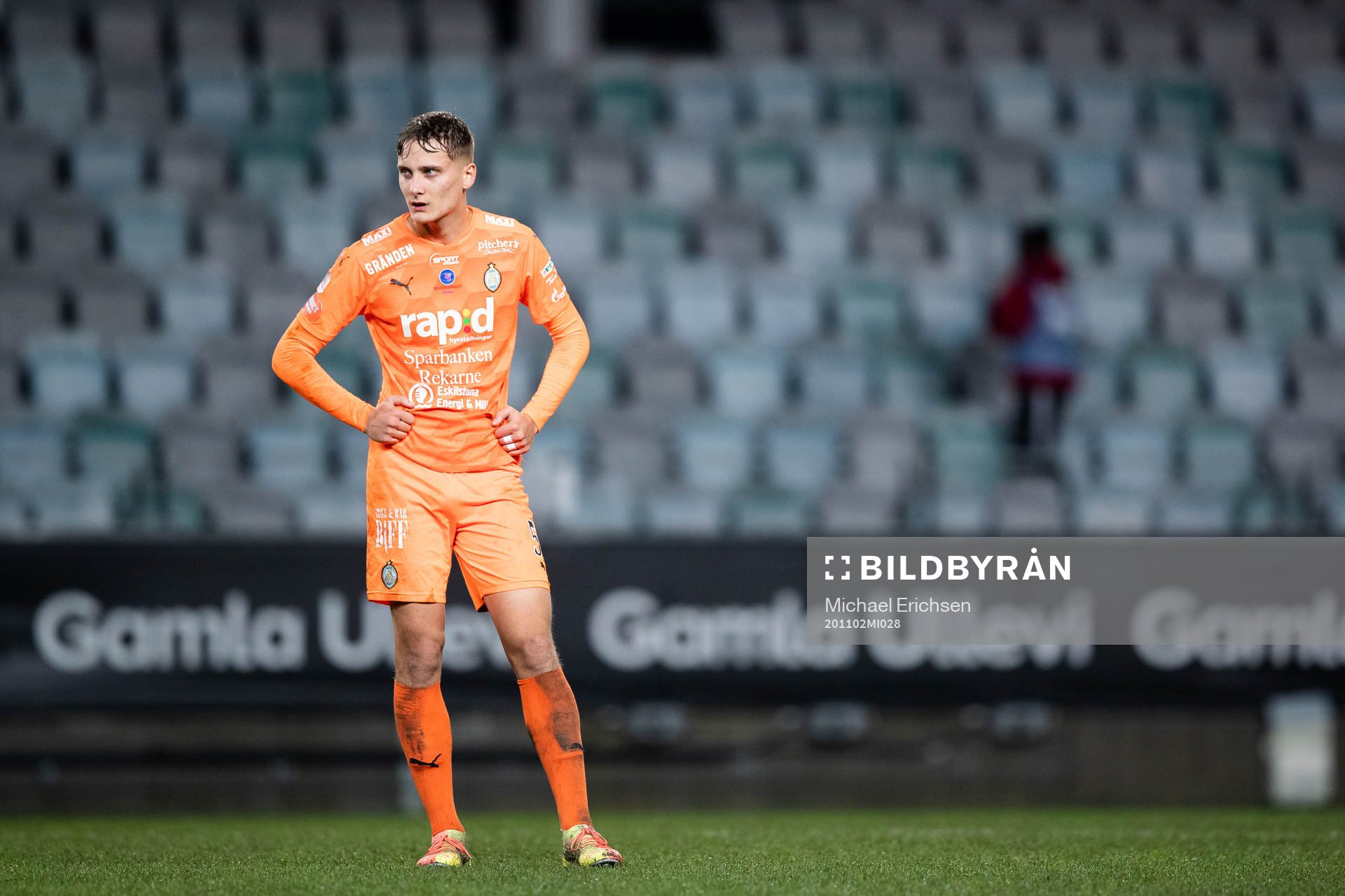 AFC Eskilstunas Pontus Rödin deppar