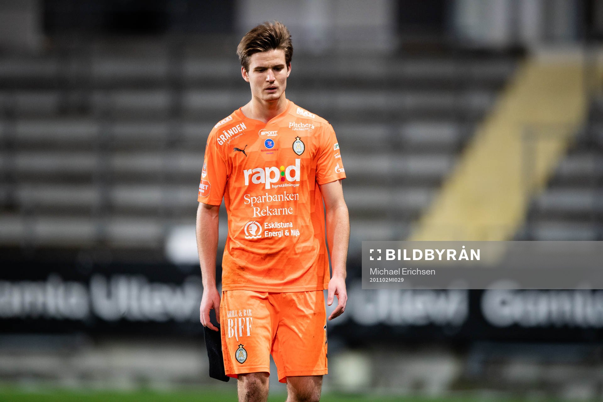 AFC Eskilstunas Wilhelm Loeper deppar