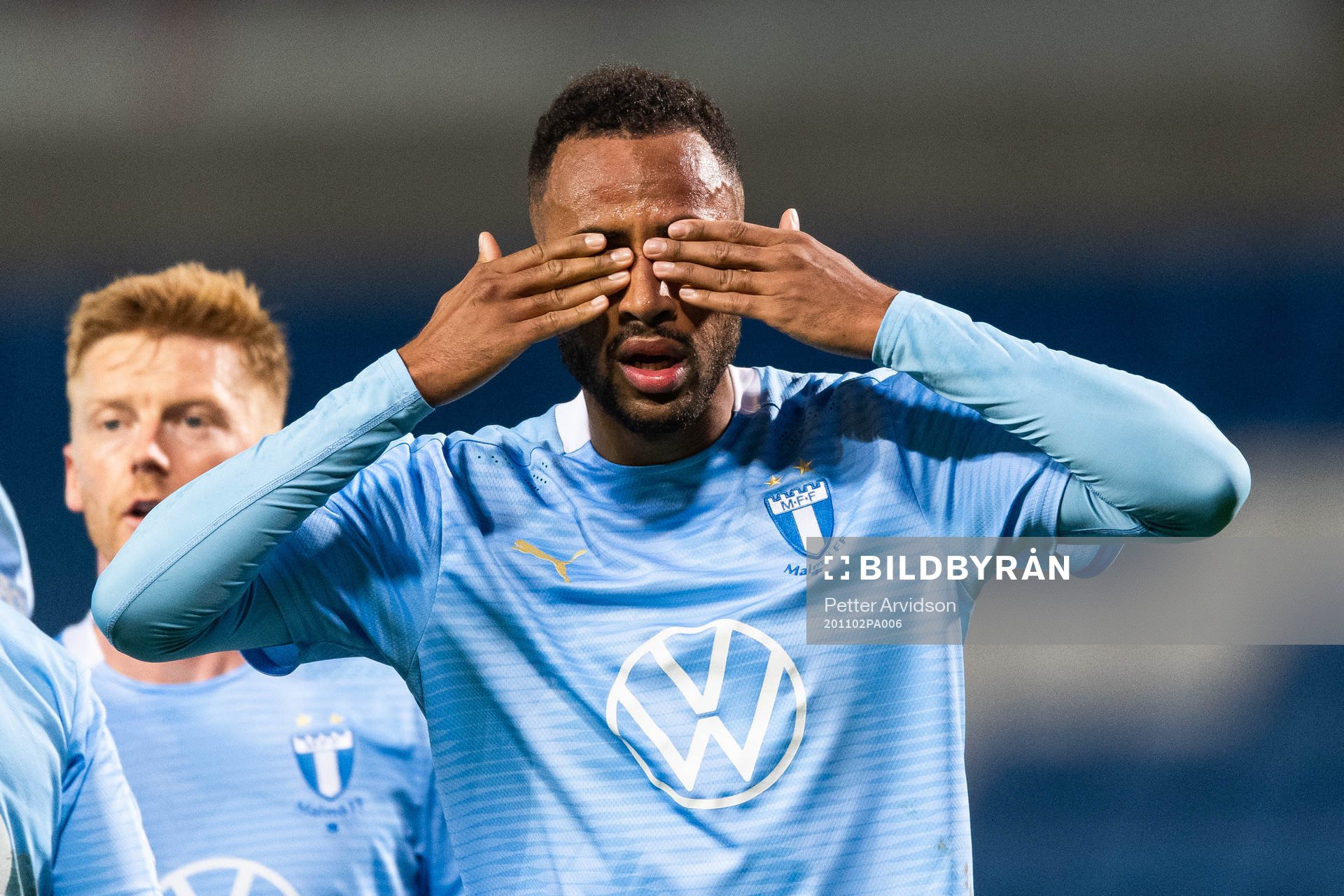 Malmö FF Isaac Kiese Thelin jublar