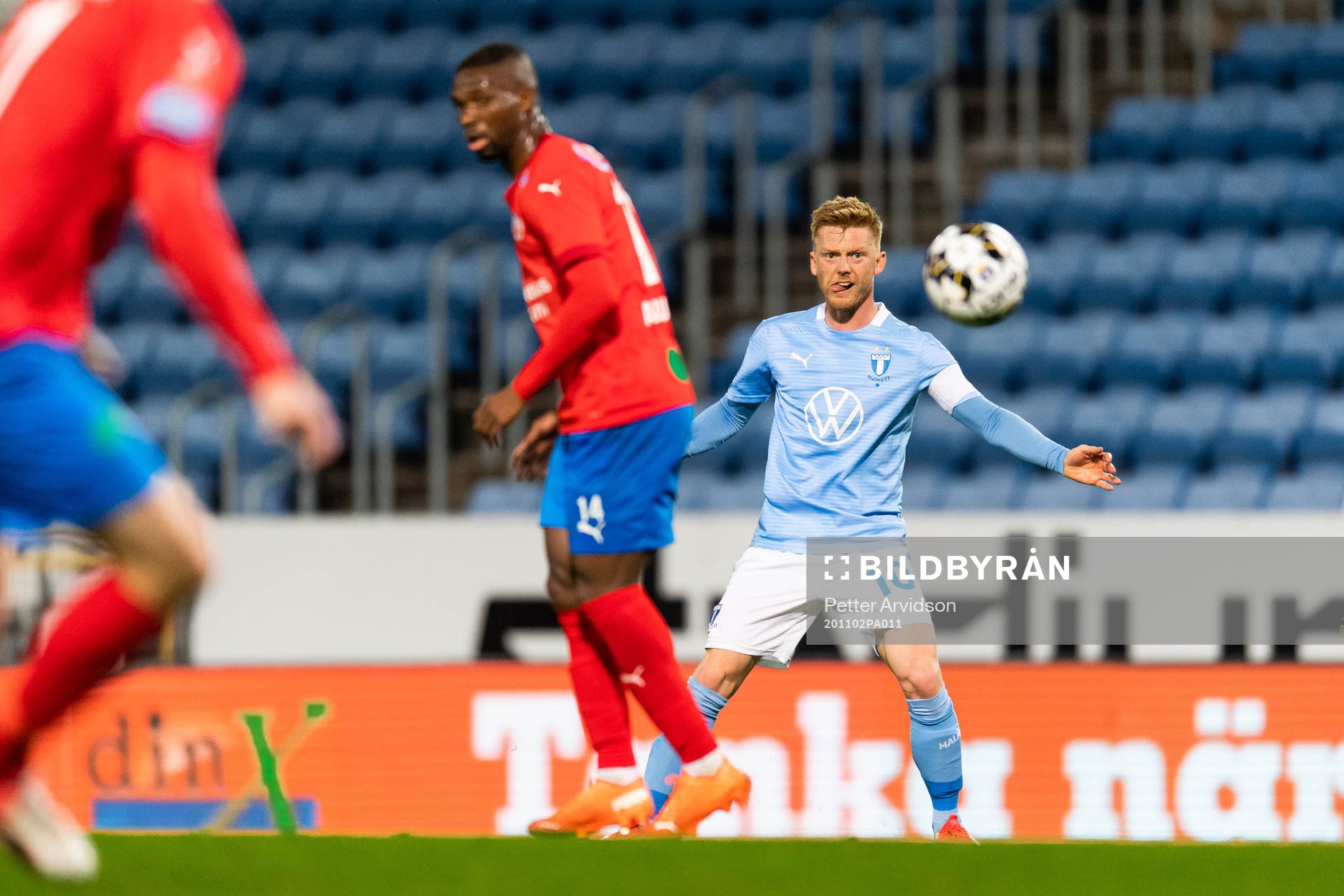 Helsingborgs Mohammed Abubakari och Malmö FF Anders