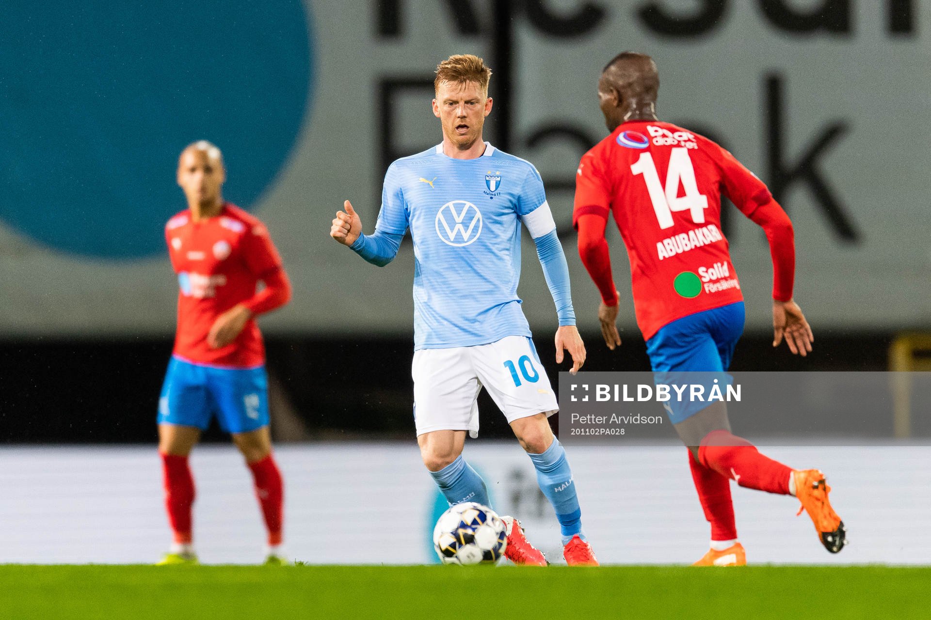 Malmö FF Anders Christiansen och Helsingborgs Mohammed