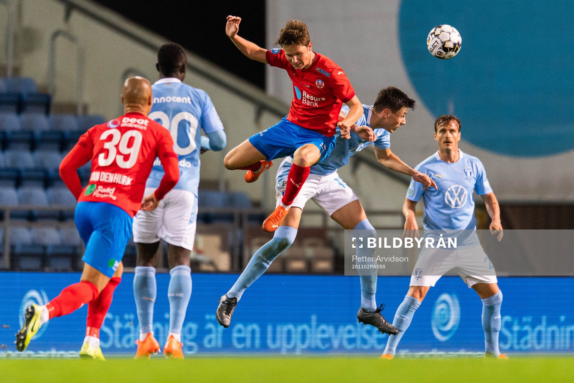 Helsingborgs Max Svensson och Malmö FFsAnel Ahmedhodzic