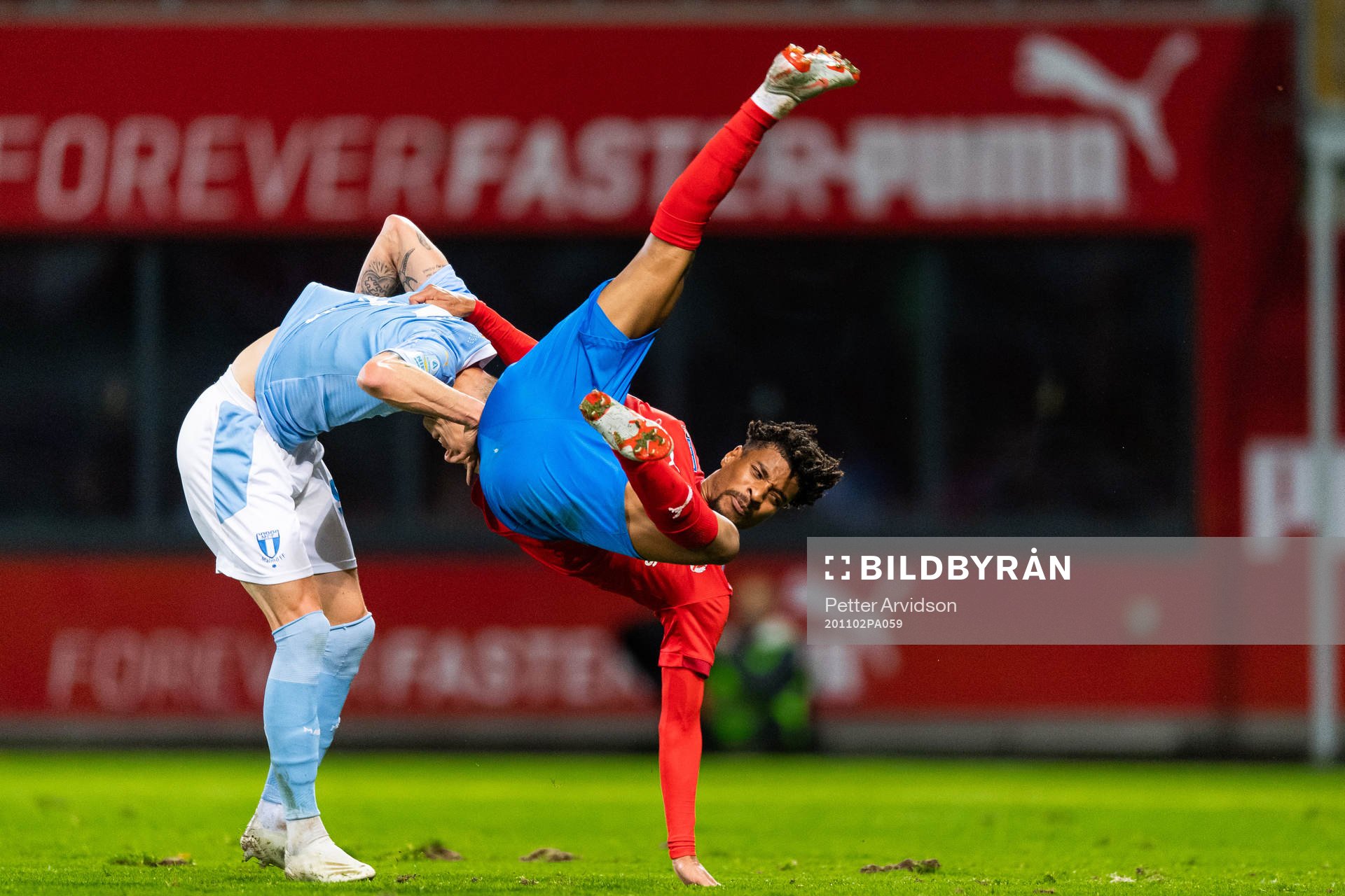Helsingborgs Joseph Ceesay och Malmö FFs Sören Rieks