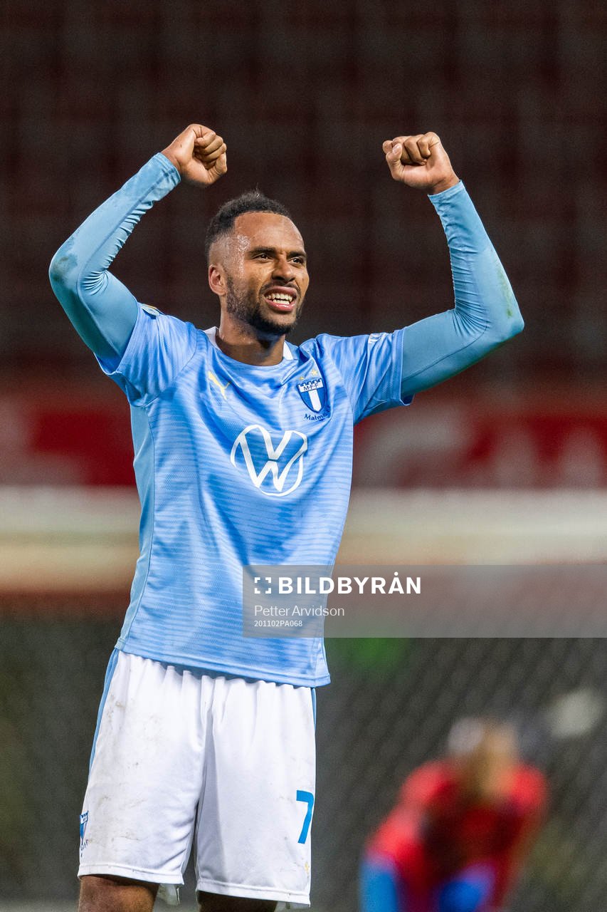 Malmö FFs Isaac Kiese Thelin jublar