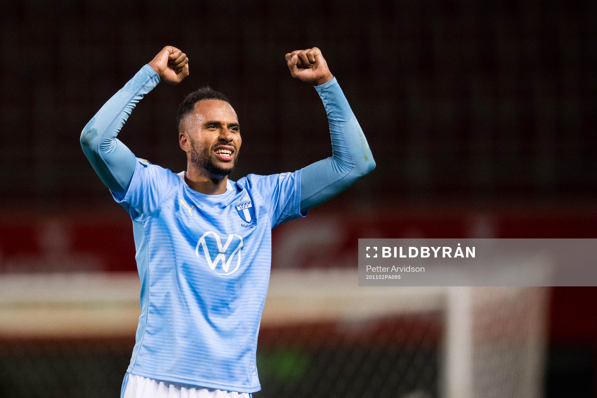 Malmö FFs Isaac Kiese Thelin jublar