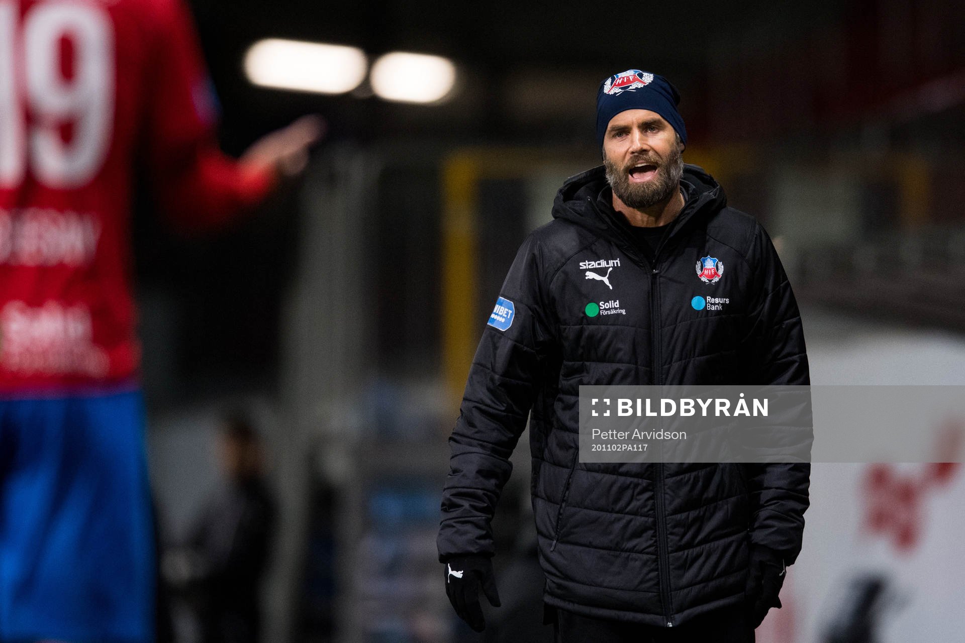 Helsingborgs tränare Olof Mellberg