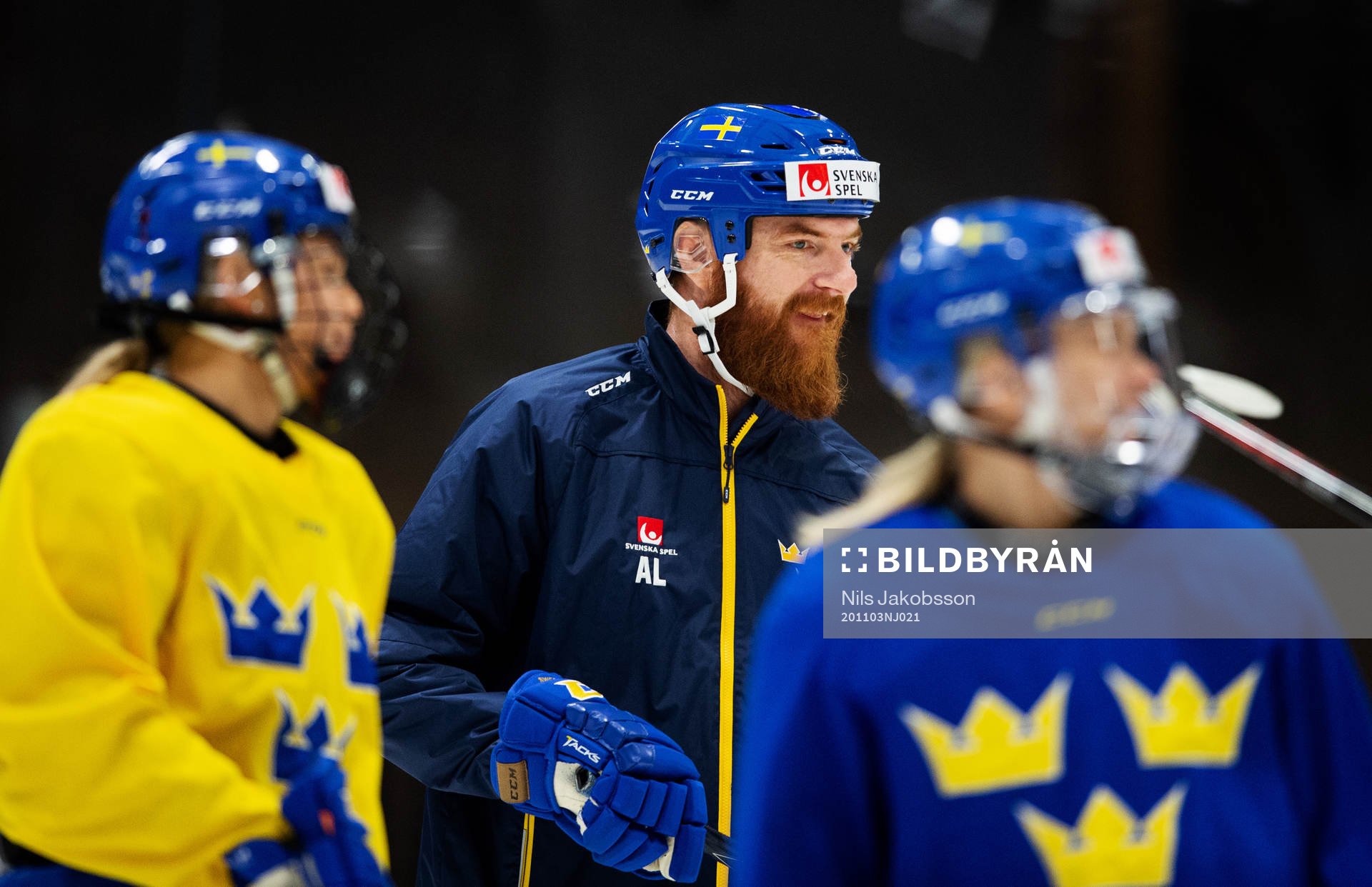 Sveriges assisterande förbundskapten Anders Lundberg