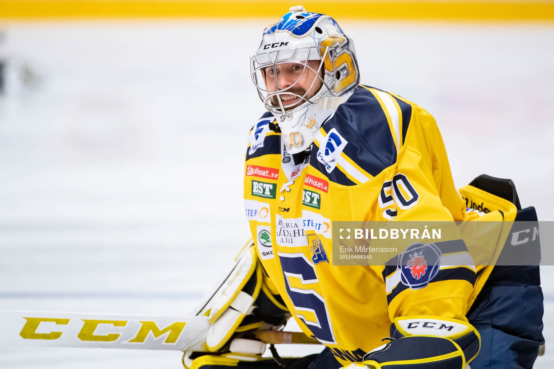 Södertäljes målvakt Alexander Sahlin