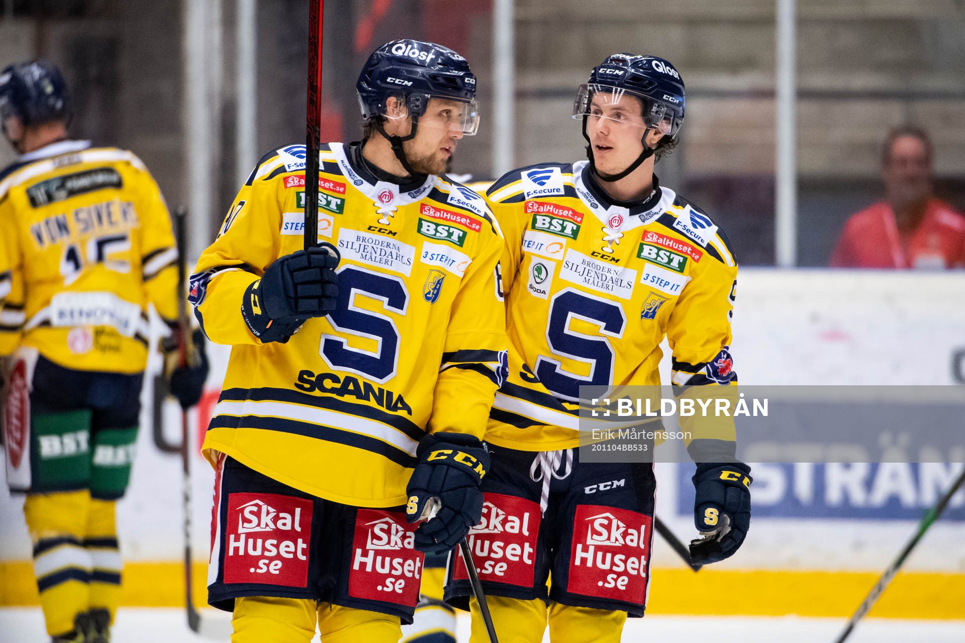 Södertäljes Hugo Gustafsson och Nick Olesen