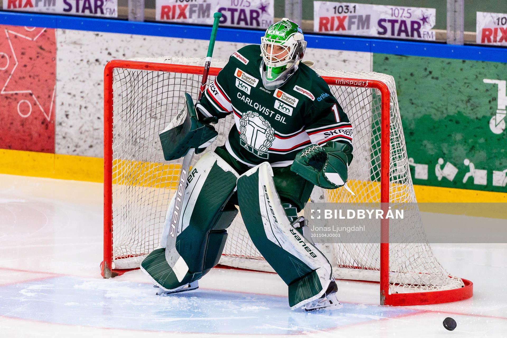Tingsryds målvakt Andreas Ljunggren
