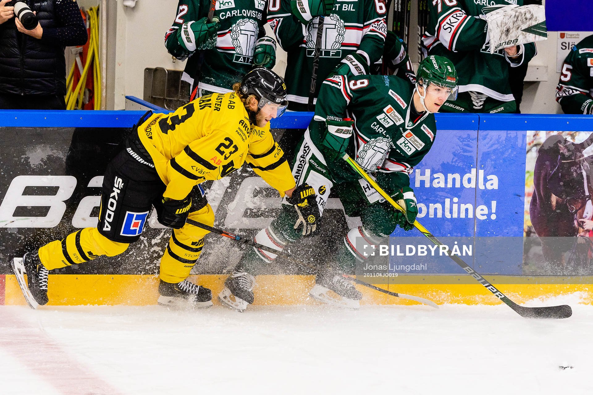 Västerås Alexander Younan och Tingsryds Jakob Heljemo