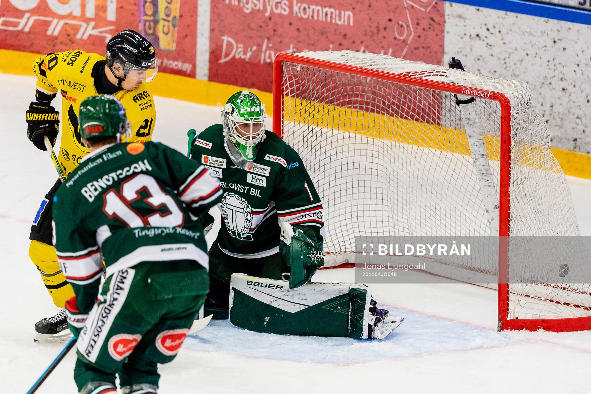 Västerås Henrik Hetta gör mål 0-2 bakom Tingsryds