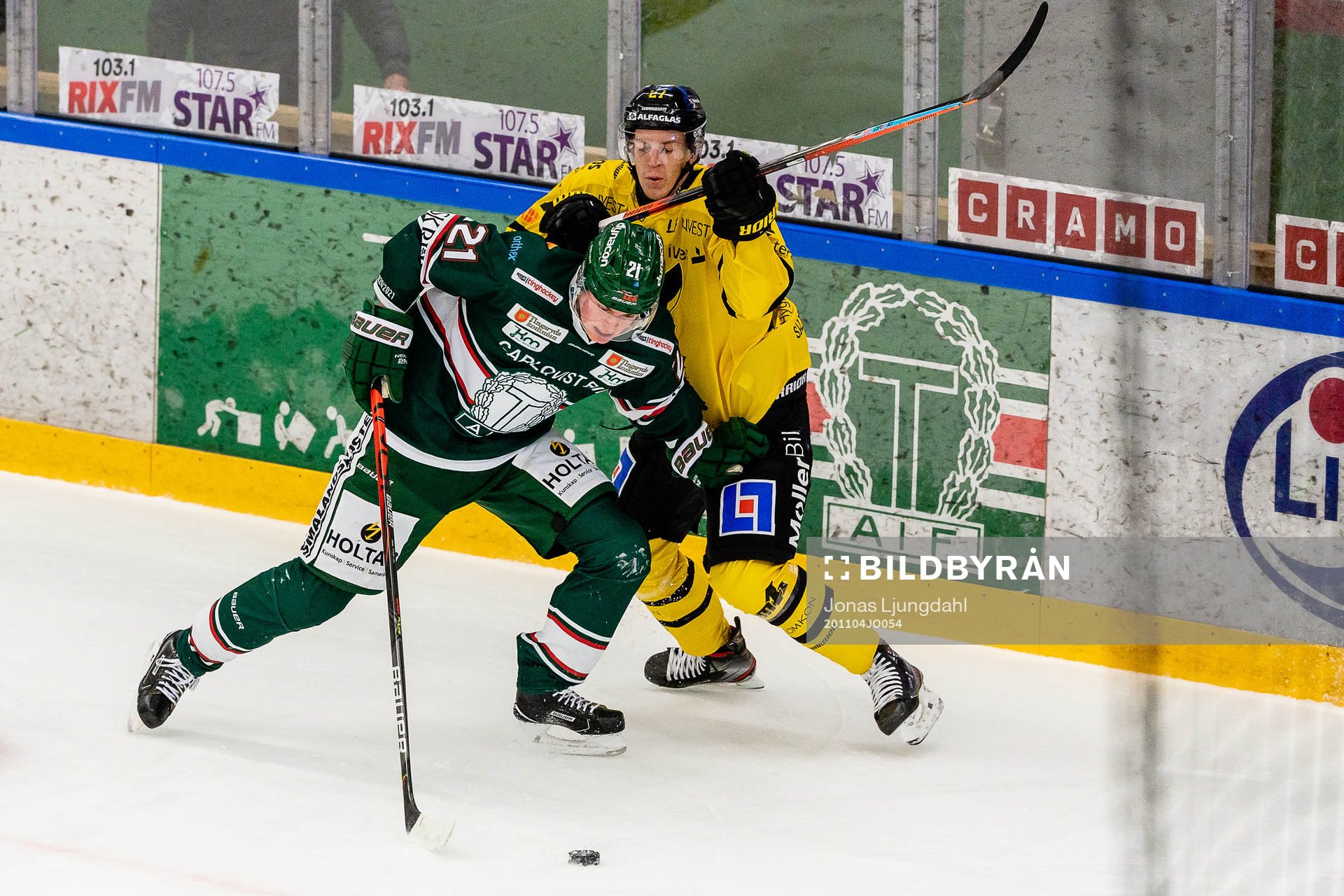 Tingsryds Filip Cederqvisti kamp med Västerås Sebastian