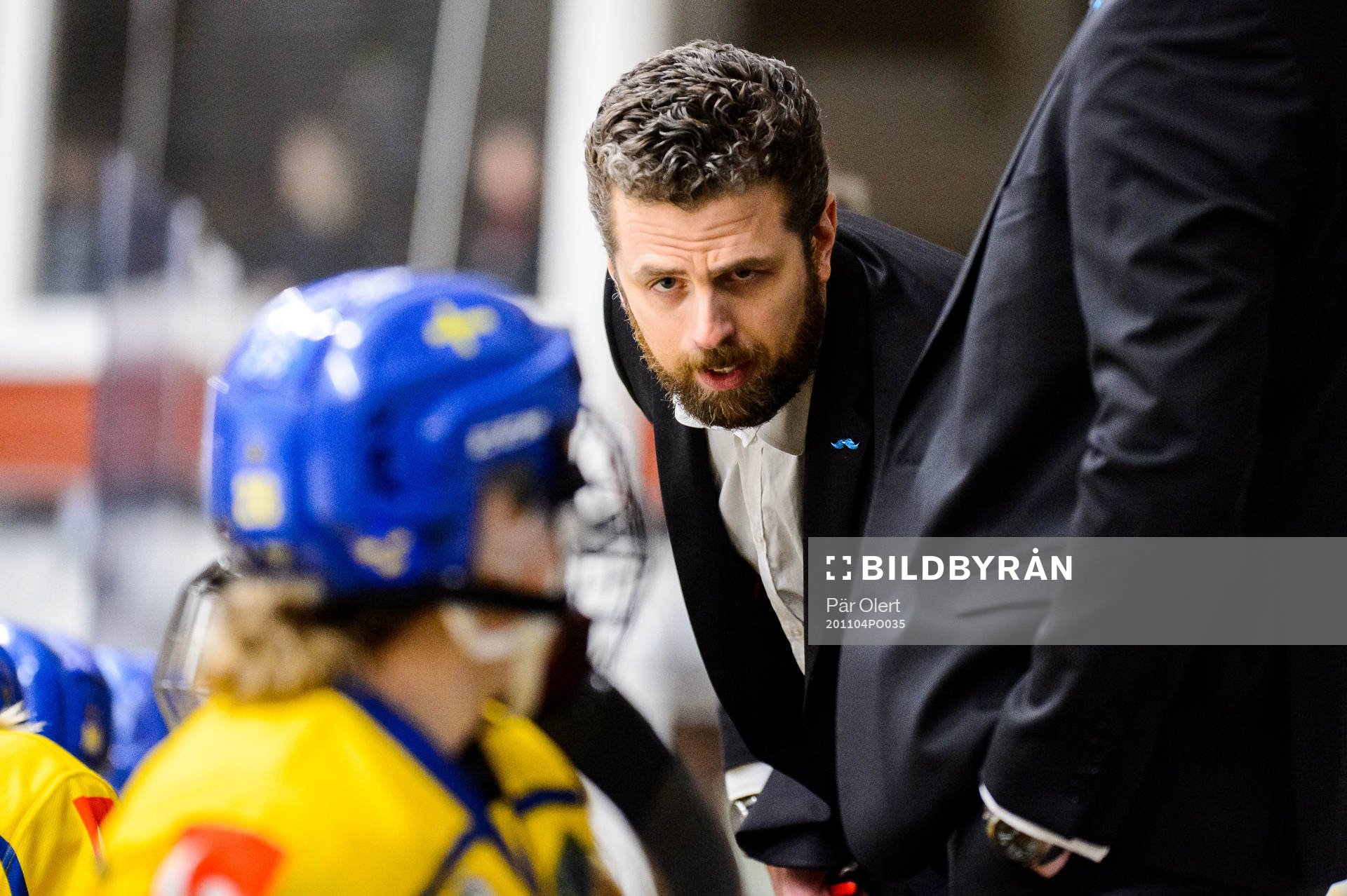 Head coach Ulf Lundberg of Sweden
