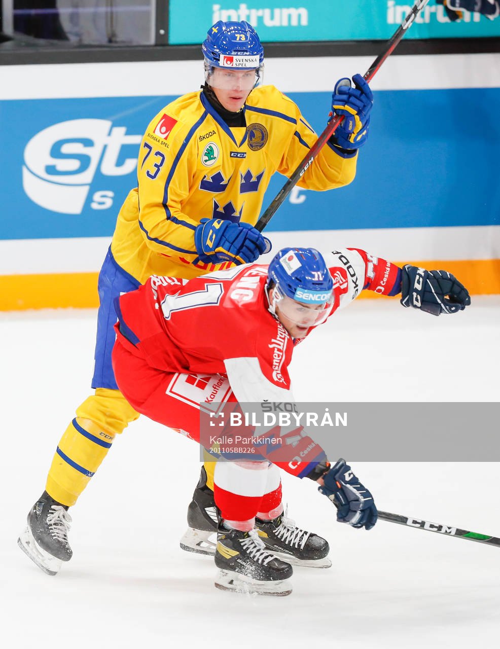 Adam Ollas Mattsson #73, SWE andRadan Lenc #71, CZE