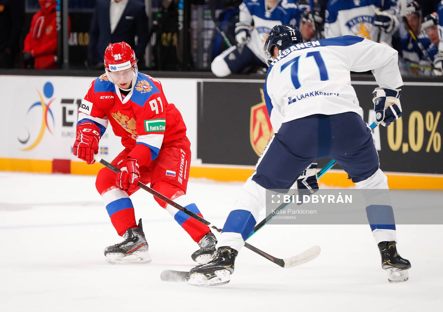 Danil Bashkirov #91, RUS and Ahti Oksanen #71, FIN