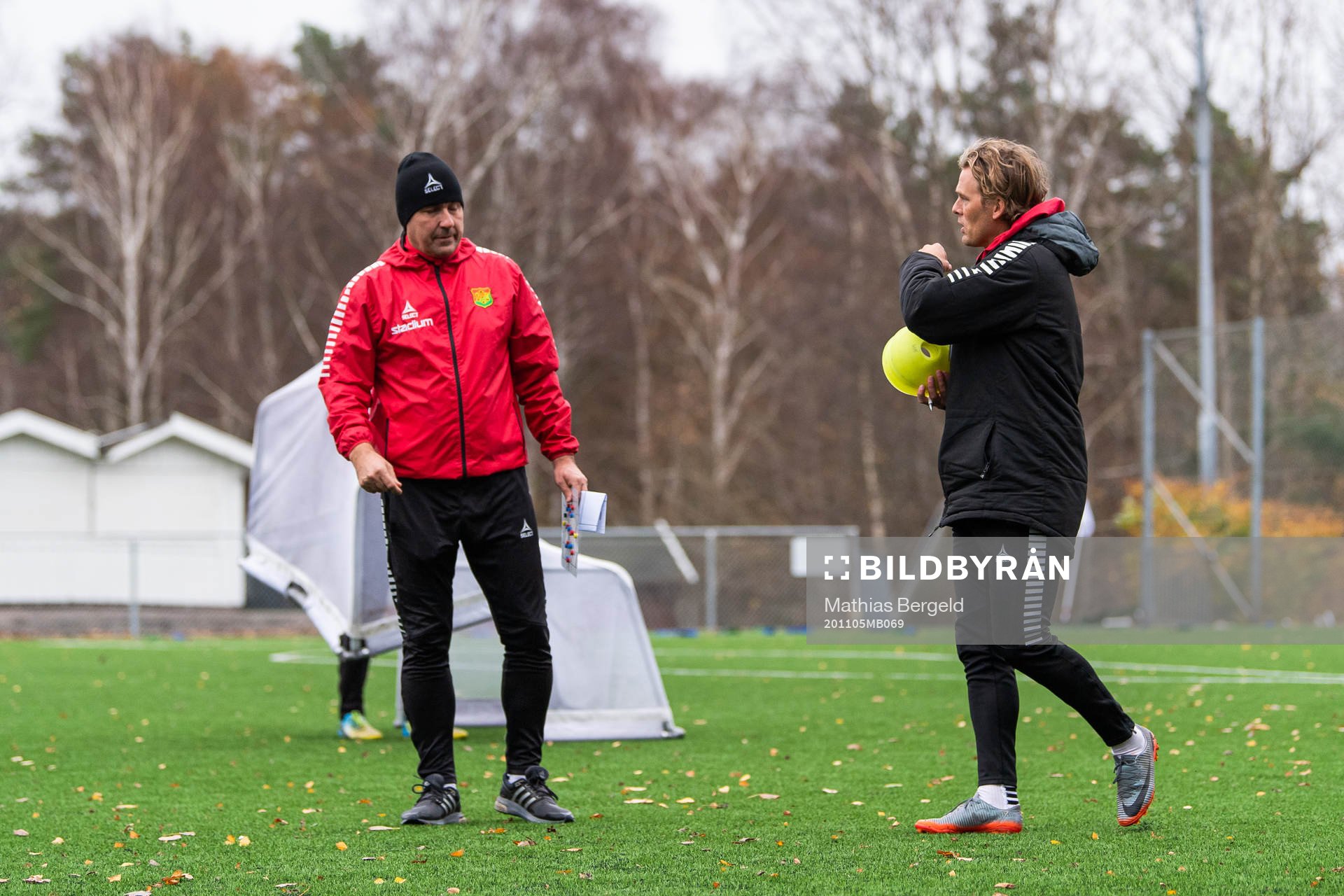 Tränare Stefan Jacobsson och assisterande tränare Fredrik