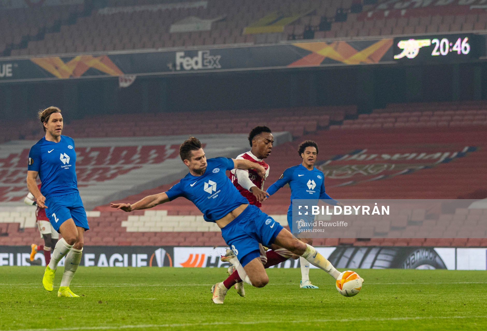 LONDON, ENGLAND - Thursday, November 5, 2020: Molde's