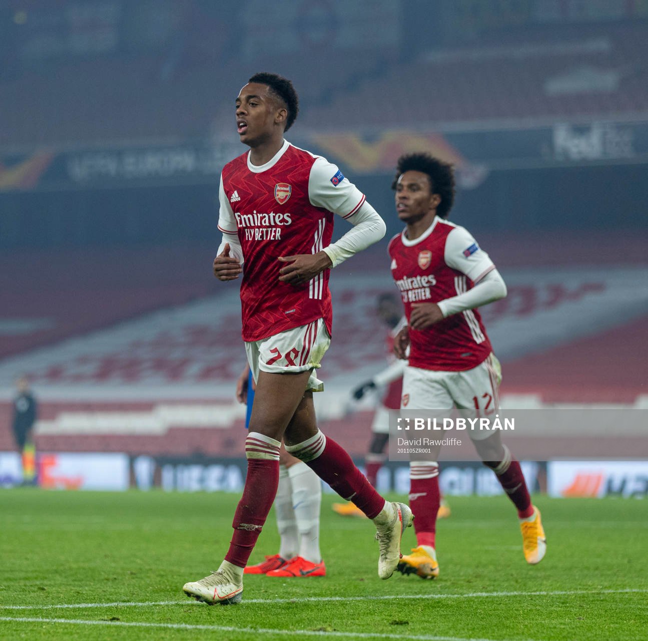 LONDON, ENGLAND - Thursday, November 5, 2020: Arsenal's Joe