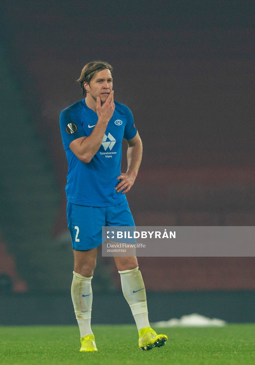 LONDON, ENGLAND - Thursday, November 5, 2020: Molde's