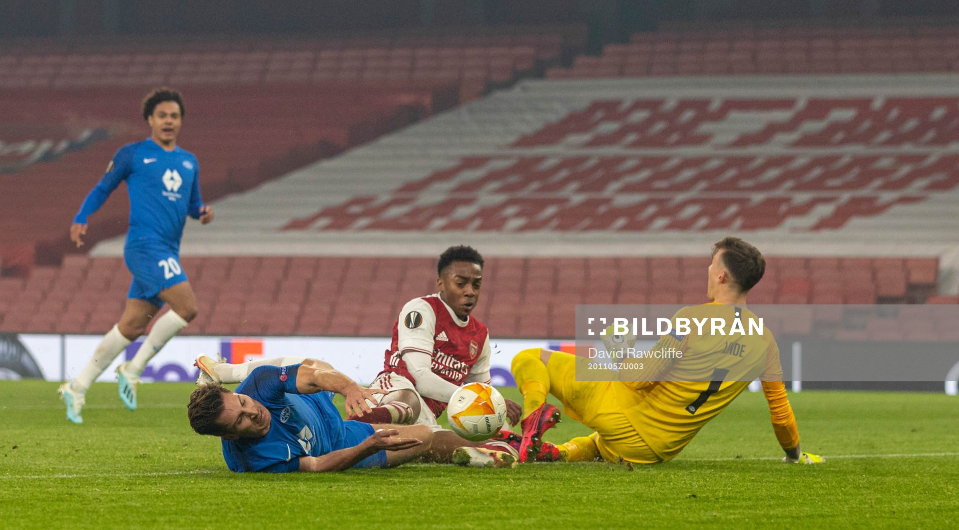 LONDON, ENGLAND - Thursday, November 5, 2020: Molde's