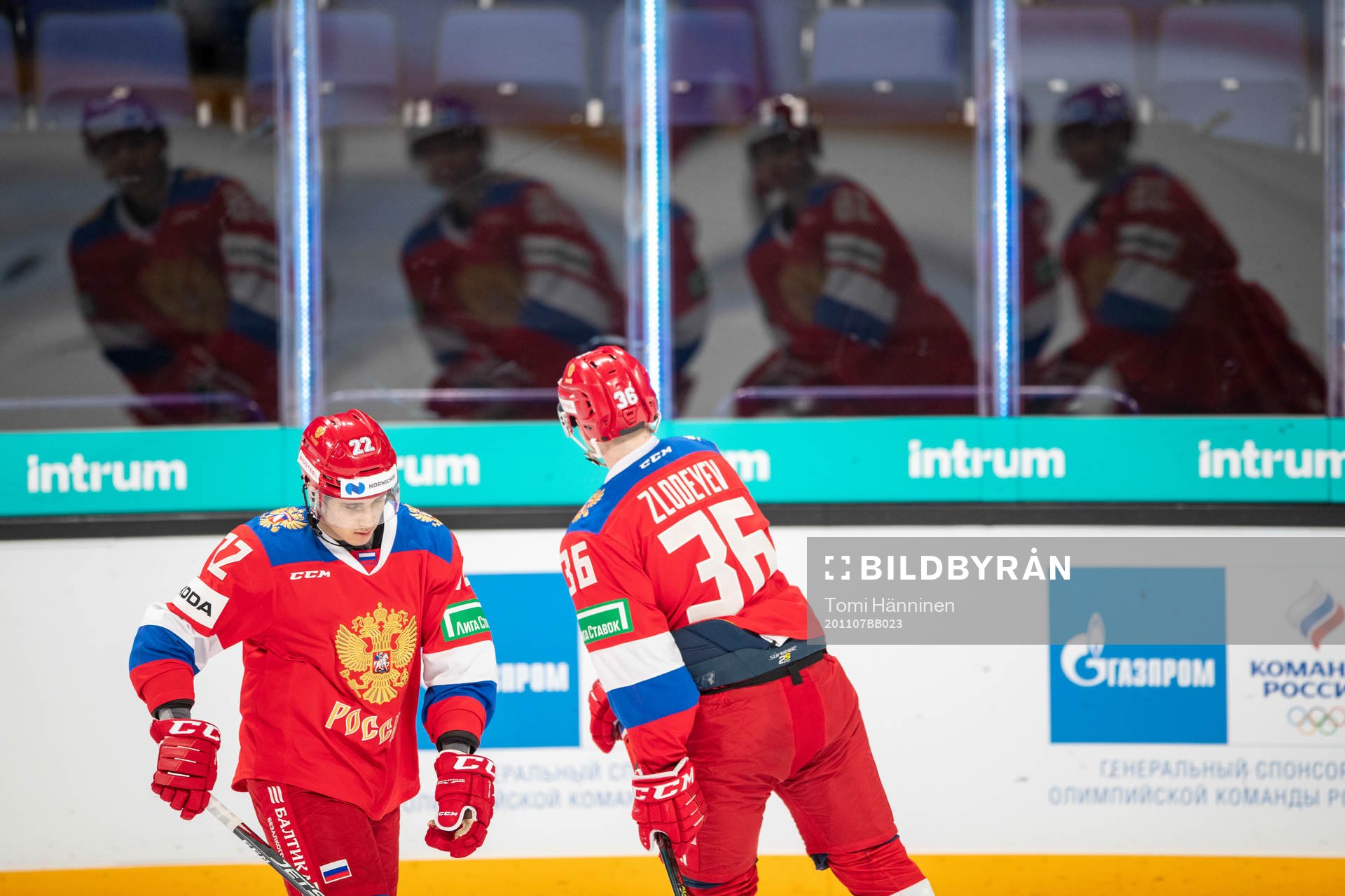 Dmitri Zlodeev #36, RUS, Marat Khusnutdinov #22, RUS