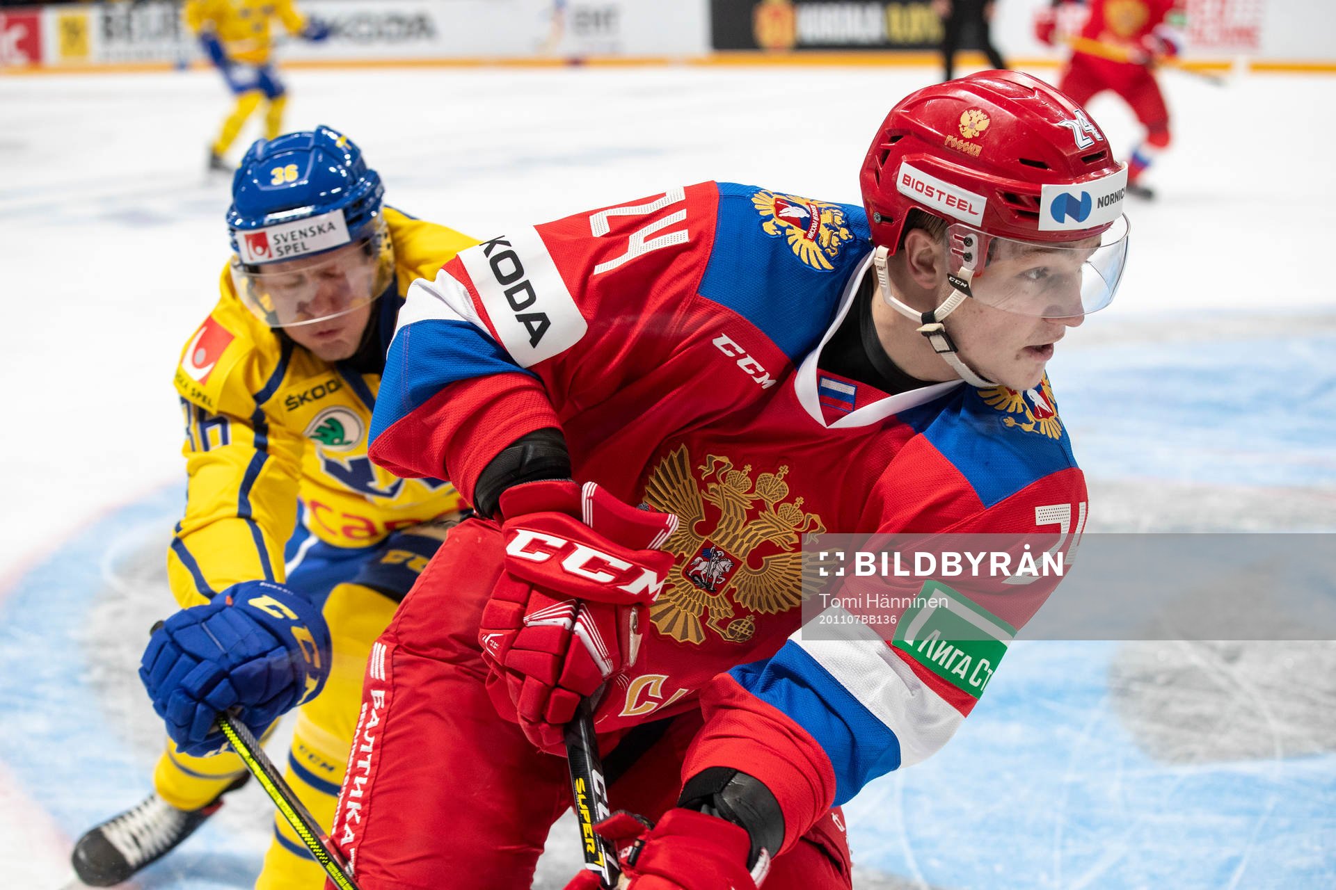 Linus Ölund #36, SWE, Zakhar Bardakov #24, RUS