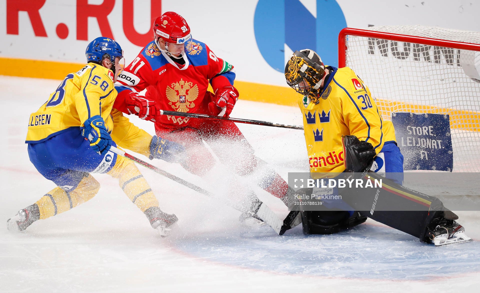 Jesper Sellgren #58, SWE, Danil Bashkirov #91, RUS and