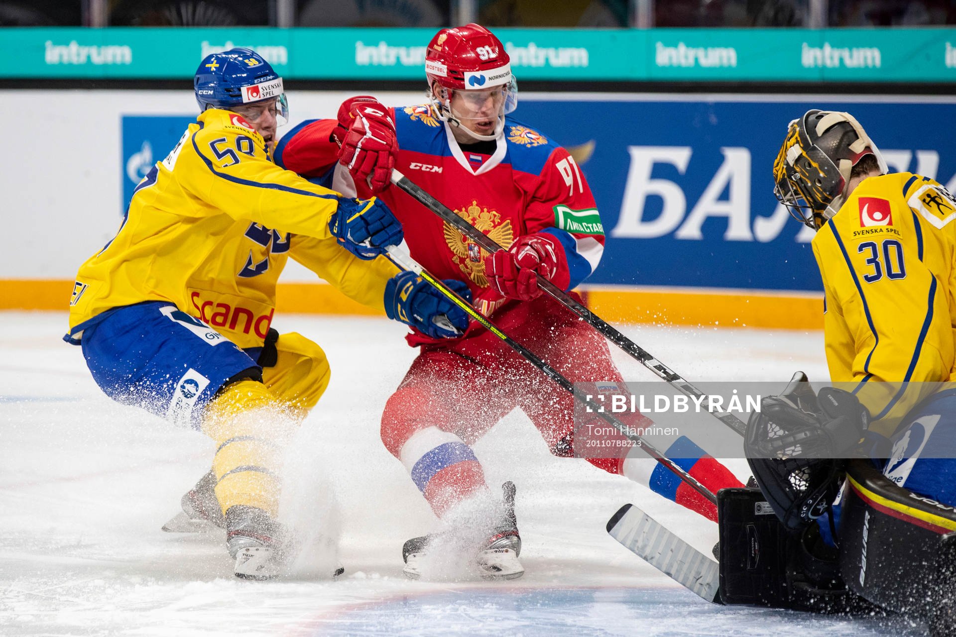 Jesper Sellgren #58, SWE, Danil Bashkirov #91, RUS, Samuel