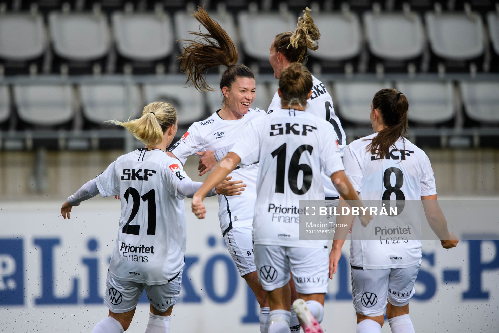 Göteborgs Pauline Hammarlund jublar