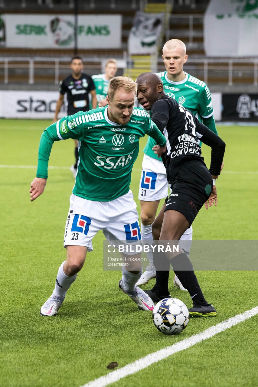 Brages Oscar Lundin och Västerås Moonga Simba