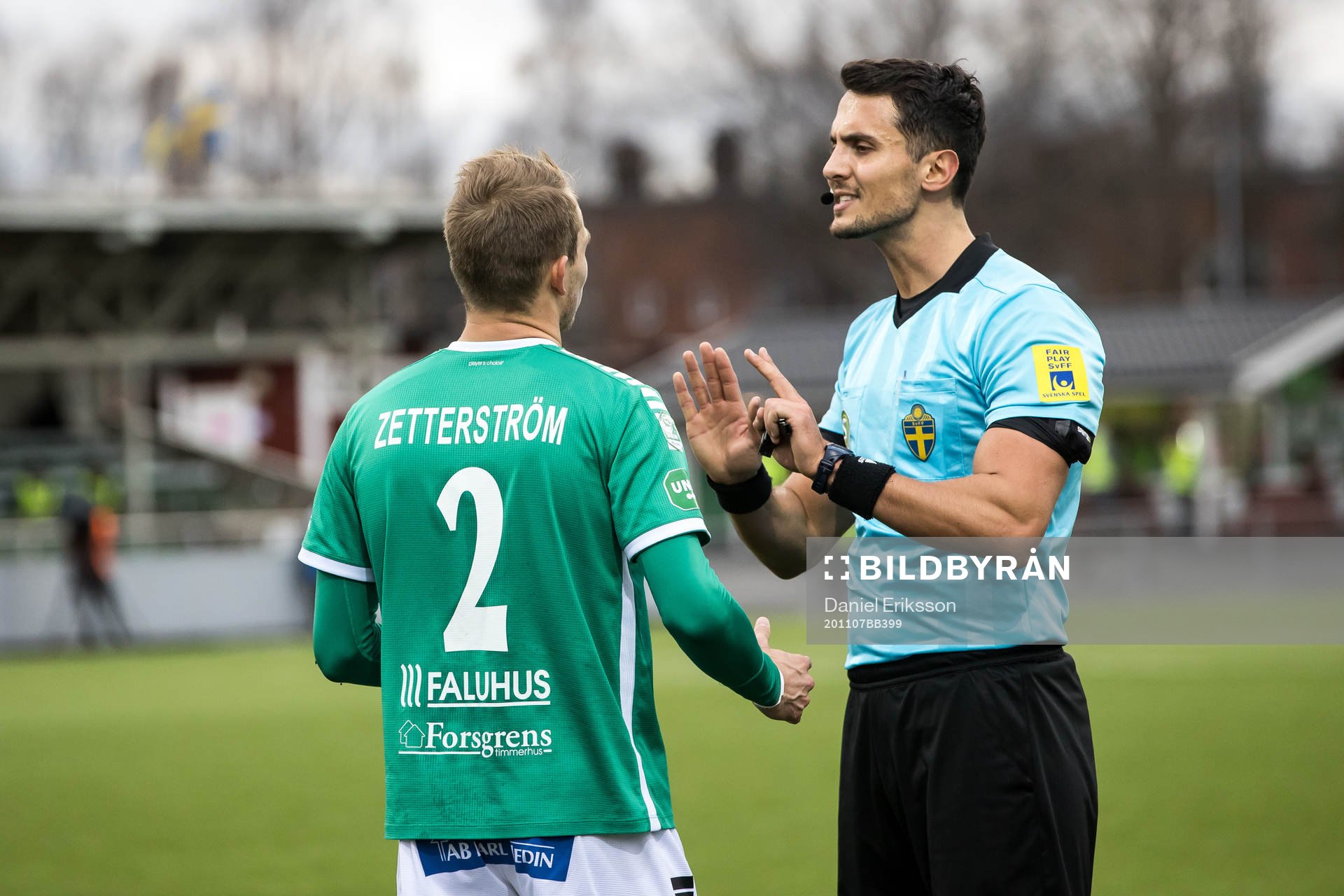Domare Adi Aganovic och Brages Alexander Zetterström