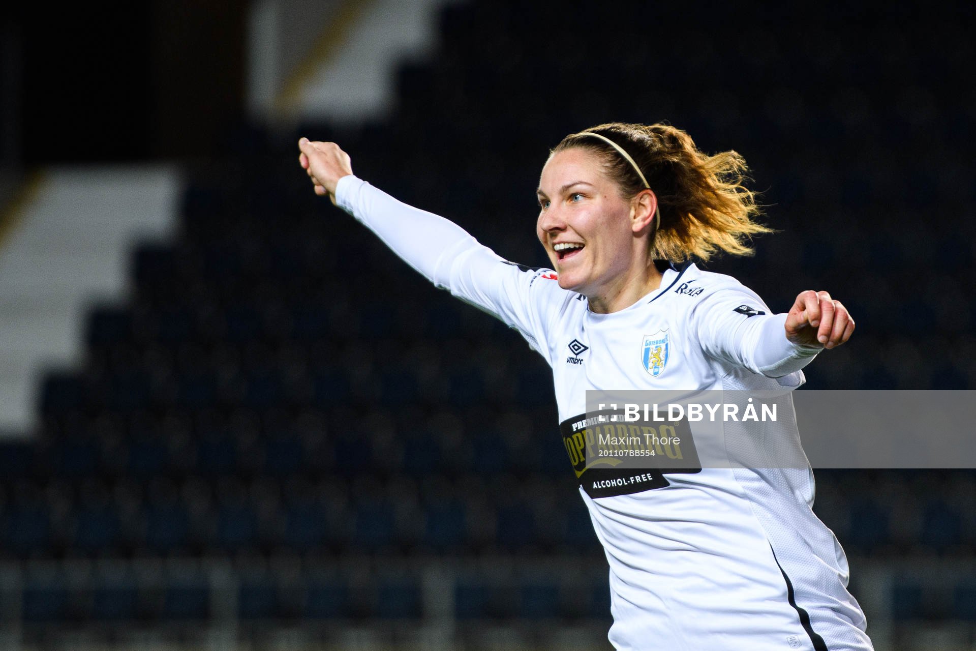 Göteborgs Natalia Kuikka jublar
