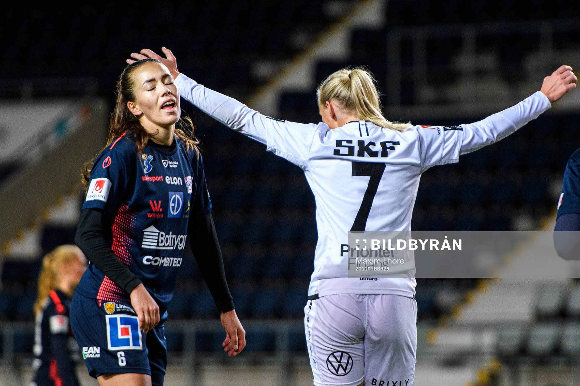 Linköpings Wilma Thörnkvist deppar