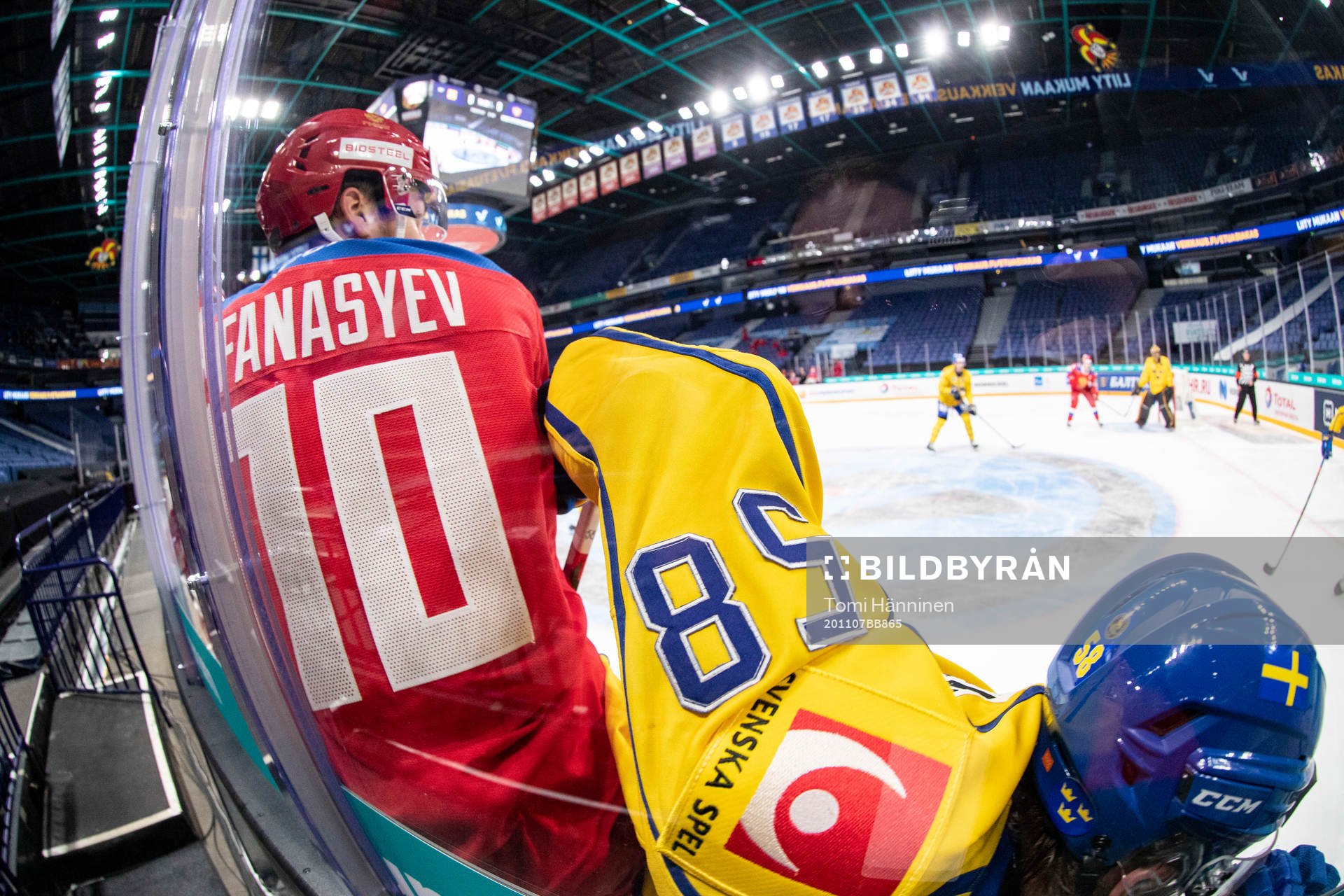Egor Afanasyev #10, RUS, Jesper Sellgren #58, SWE