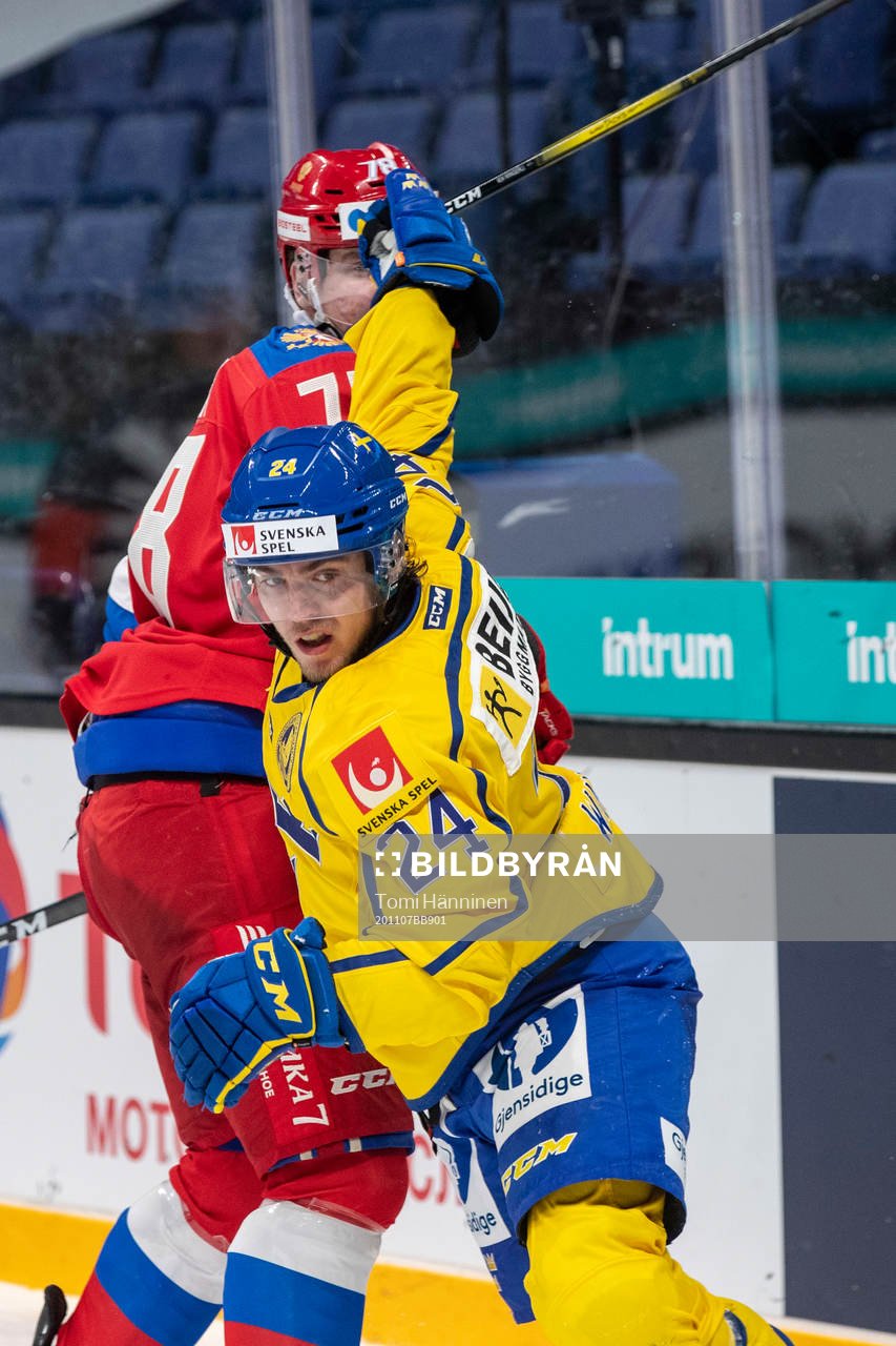 Kirill Kirsanov #78, RUS, Andreas Wingerli #24, SWE<