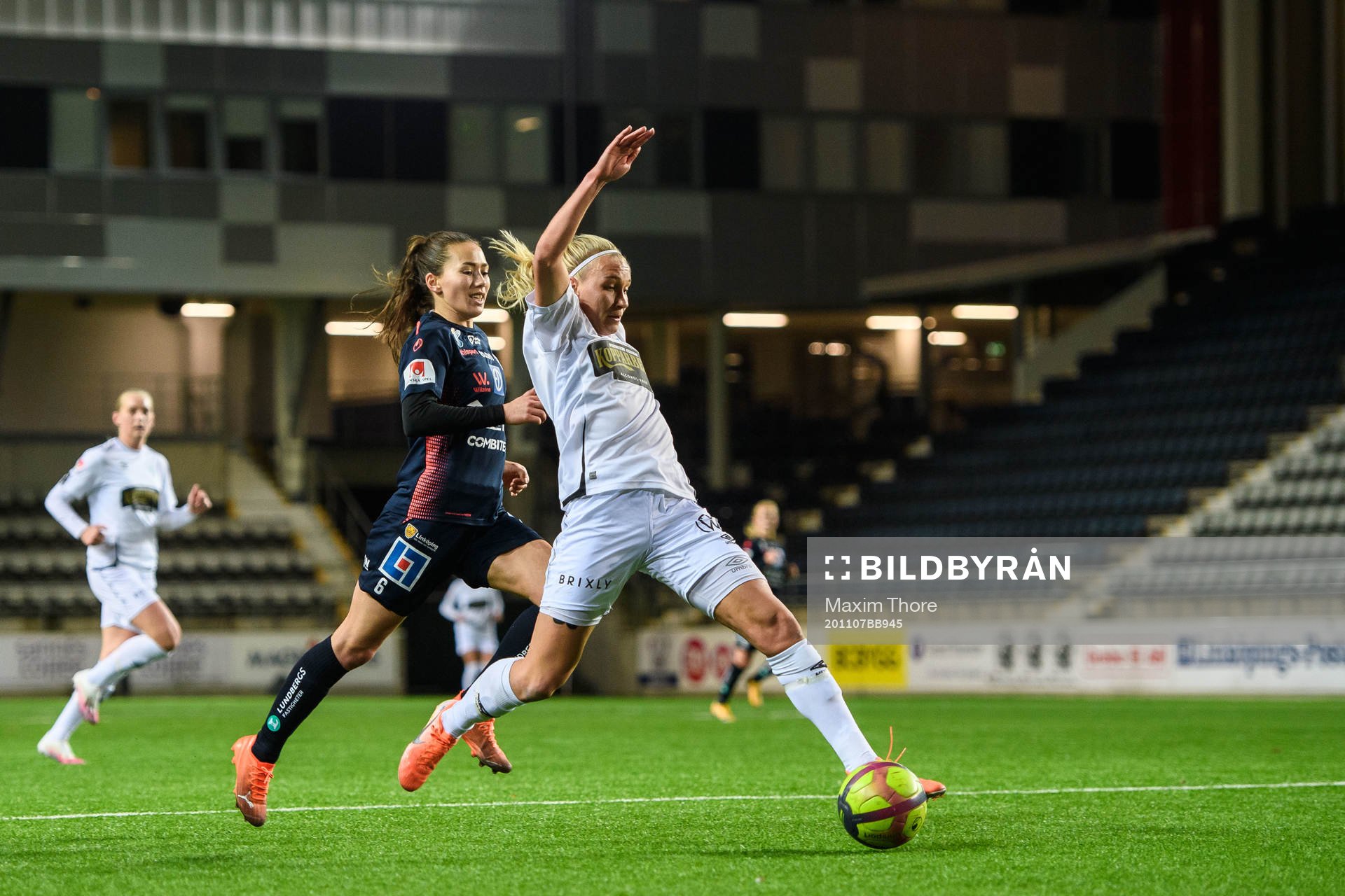 Linköpings Elin Landström och Göteborgs Emma Koivisto