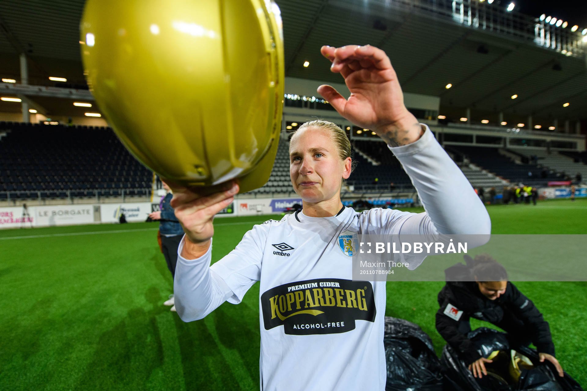 Göteborgs Filippa Curmark jublar över SM-guldet