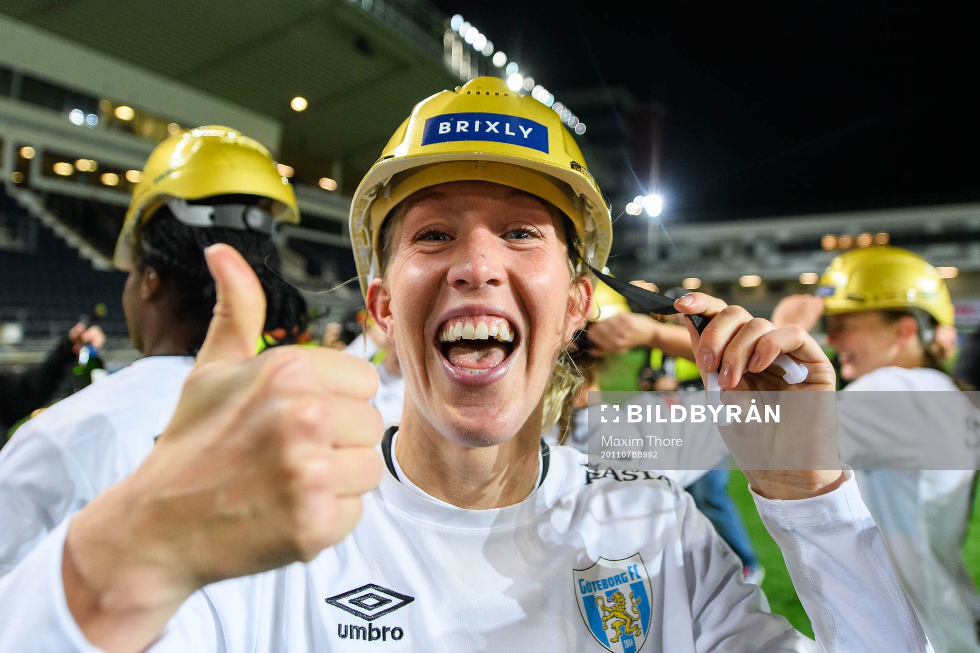 Göteborgs Julia Roddar jublar över SM-guldet