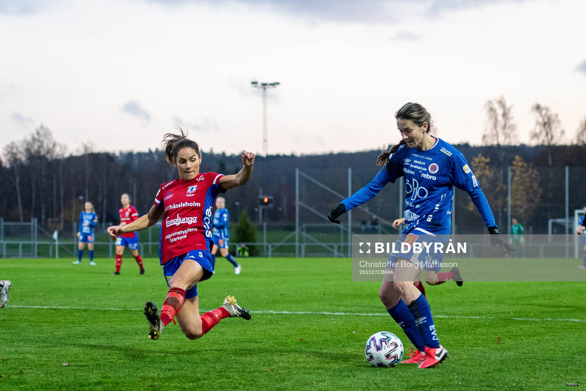 Örebros Cali Farquharson mot Vittsjös Lisa Klinga