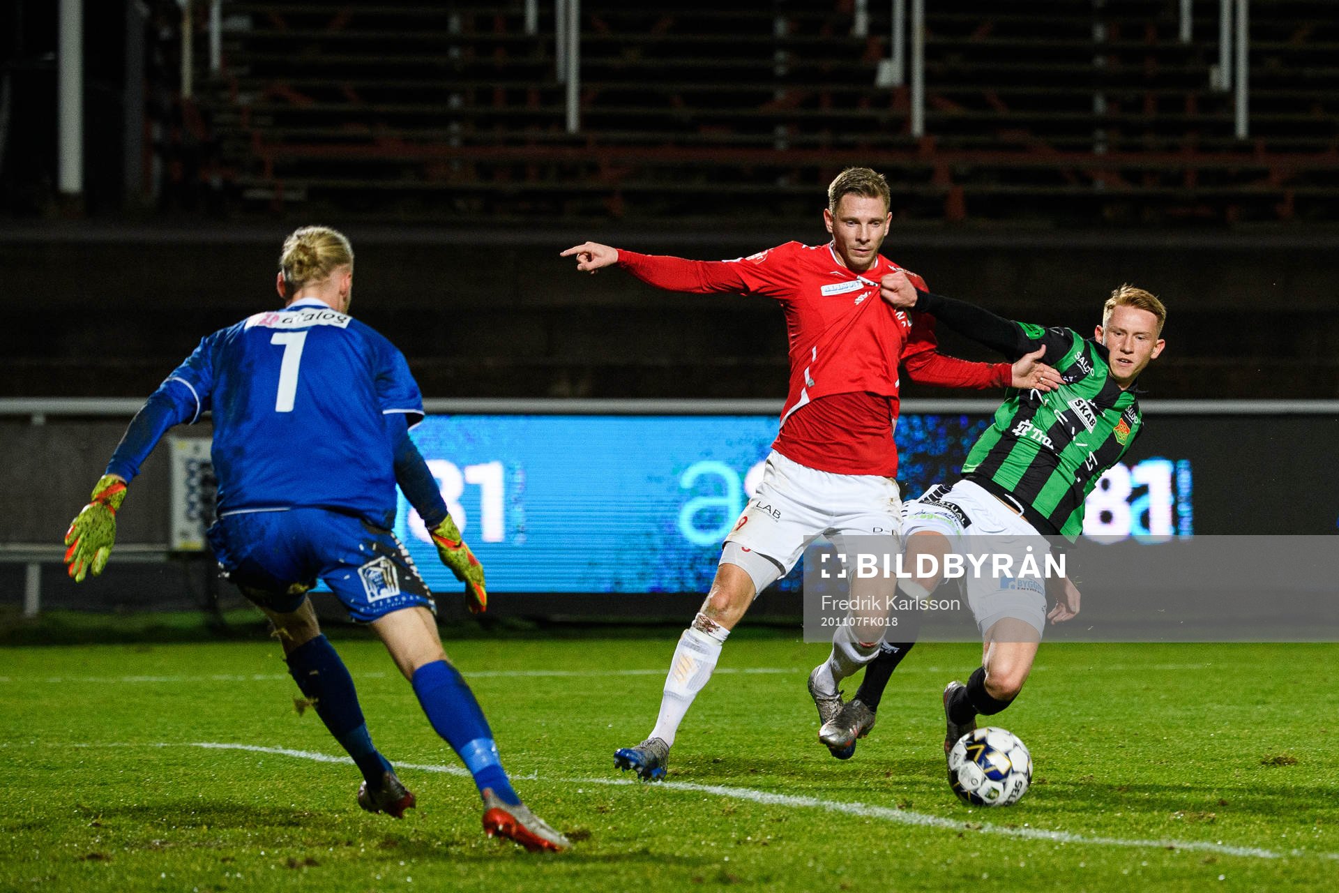 Degerfors Johan Bertilsson och GAIS Julius Lindberg