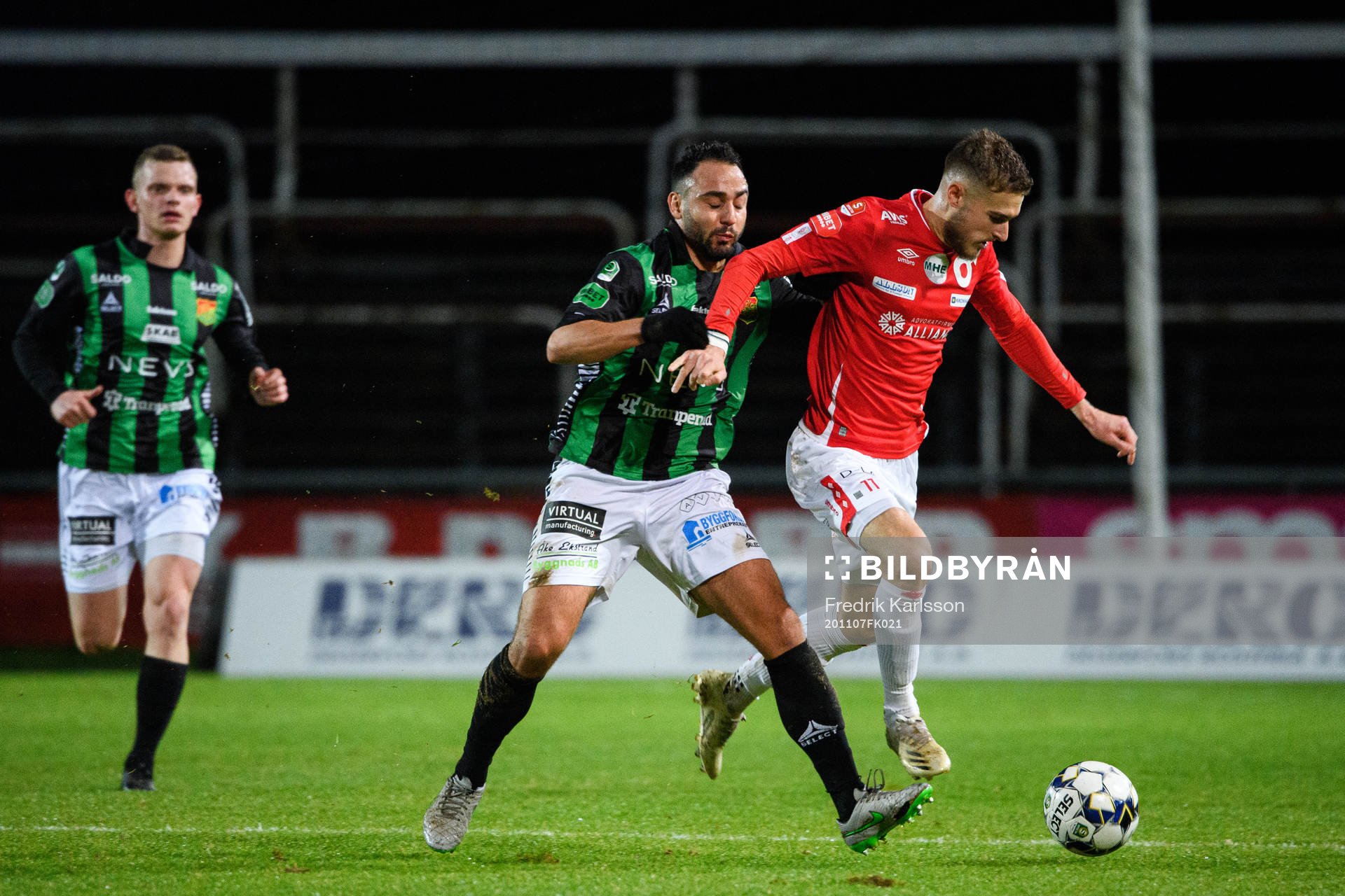 GAIS Richard Yarsuvat och Degerfors Christos Gravius